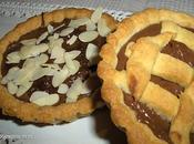 Crostatine alla nutella mandorle