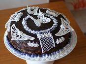 Torta decorata royal icing