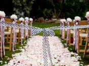 Polka dots stripes wedding