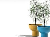 Vaso esterno designer Eero Aarnio Primavera Serralunga