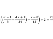 Risolvere un’equazione denominatori