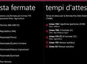 Orari degli autobus Roma portata smartphone RomaBus Windows Phone