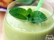 Smoothie pera avocado