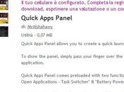 Quick Apps Panel: pannello avvio veloce applicazioni