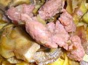 Fettuccine carciofi luganega