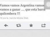 FOTO-Marino twitter: “Vamos vamos Argentina…..”