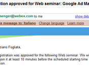 GMail traduce automaticamente nostre email
