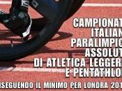 11-13 maggio Campionati Italiani Paralimpici Assoluti Atletica Leggera