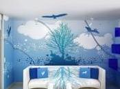 Interior Design creatività: mural azul l’esperienza