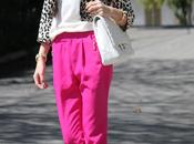 Rosa shocking stampa maculata pink leopard print aspring outfit