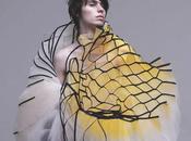 Raffinato surface design nelle installazioni abiti-scultura elizabeth delfs