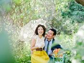 Forest, lake pic-nic