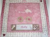 Cucito creativo: ancora fiocco nascita