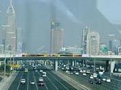 Nuove strade costruzione Dubai.