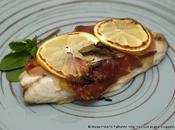 pesce: Filetti leccia stella speck, limone menta bergamotto Mentha citrata