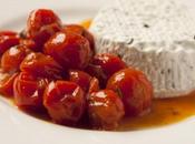 Cena terrazza, formaggio home made pomodorini glassati