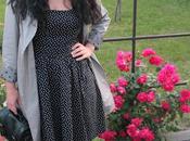 Outfit: robe pois
