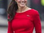 Kate Middleton rosso Giubileo della regina Elisabetta