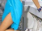 lei, sexy copricostume turchese