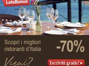 Social shopping Italia: LETS BONUS porta scoprire ristoranti migliori delle città italiane