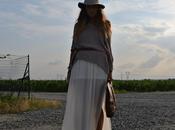 Blouse&Maxi;-Skirt