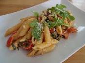 Penne rucola pomodorini robiola