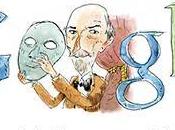 "google doodle" oggi: maschera Pirandello