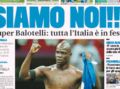 Italia finale: prime pagine giornali italiani tedeschi