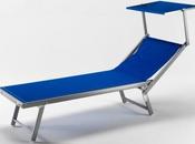 tradizionale lettino mare