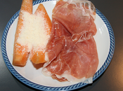 Melone, prosciutto pecorino