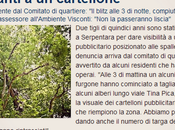 banditi hanno segato alberi