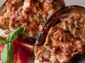 Melanzane ripiene ricotta acciughe (Aubergines filled with cheese anchovies)