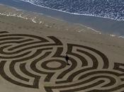 Sand Art: disegni sulla spiaggia Andres Amador