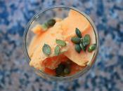 Gelato albicocche, melone semi zucca!