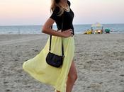 Outfit Yellow long Skirt