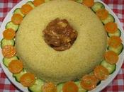 Cous cous carne anello verdure