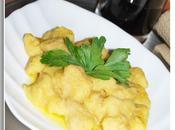 “Gnocchi Patate allo Zafferano, vellutata ceci”