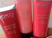 Kiko Unlimited Lipgloss Swatches Review