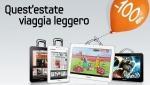 Campagna promozionale viaggia leggero Galaxy tab, sconto euro