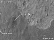 scena dell'atterraggio Curiosity HiRISE