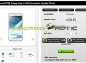 Galaxy Note questo prezzo Americano noi?