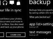 Windows Phone nuova funzione backup