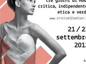 CRITICAL FASHION. prima vetrina italiana della moda etica