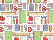 spoonflower.com, patterns festeggiare l'inizio delle scuole