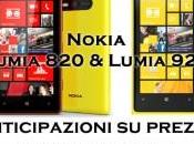 Prime anticipazioni data uscita prezzo Nokia Lumia