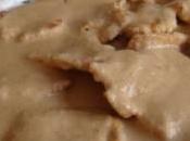 Pollo salsa almendra