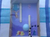 Giochi come costruire labirinto palline scatola cartone
