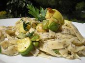 Fettuccine semi papavero Zucchine Limone