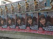 facciamo pulizia: ultimi manifesti della Polverini Roma, come dire ultime parole famose