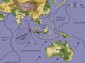 largo dell’Oceano Indiano crosta terrestre letteralmente spezzando.
